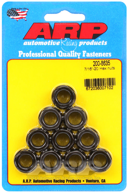 ARP 7/16-20 hex nut kit