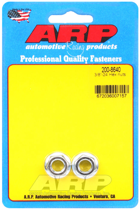 ARP 3/8-24 hex nut kit
