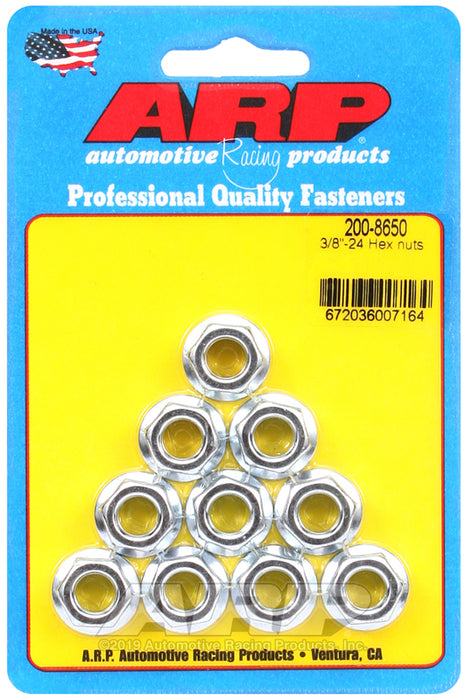ARP 3/8-24 hex nuts