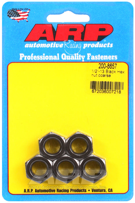 ARP 1/2-13 black coarse hex nut kit