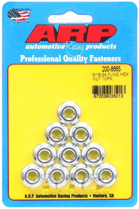 ARP 5/16-24 hex flanged nut