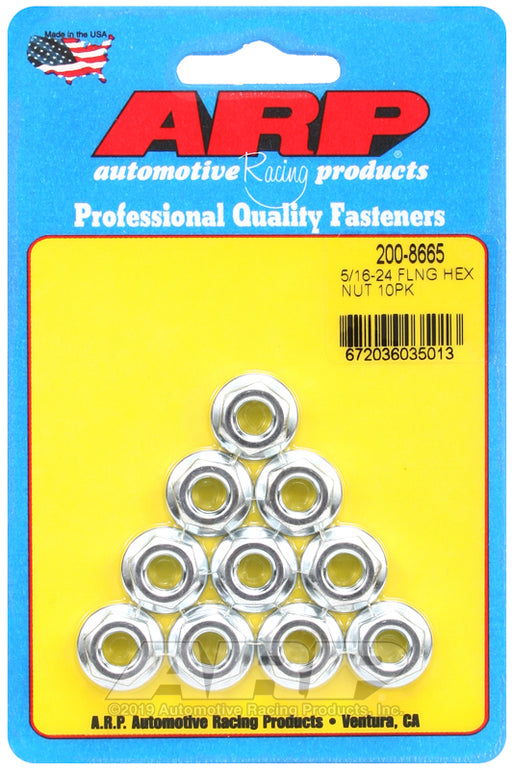 ARP 5/16-24 hex flanged nut