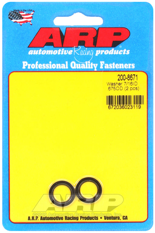 ARP 7/16 ID 5/8 OD chamfer con rod washer