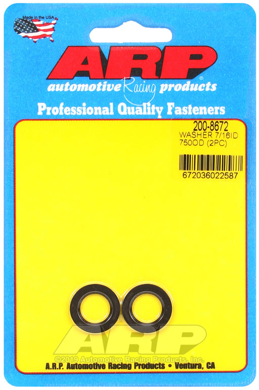 ARP 7/16 ID 3/4 OD chamfer con rod washer