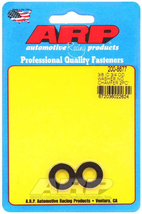 ARP 3/8 ID 3/4 OD black washers
