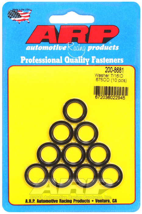 ARP 7/16 ID 5/8 OD chamfer con rod washers