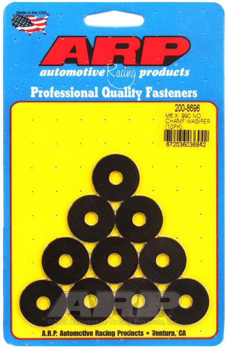 ARP M6 ID .990 OD black washers