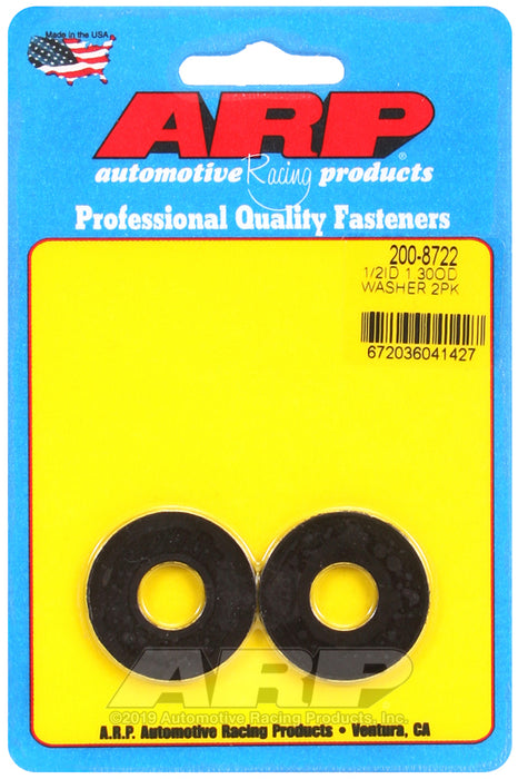 ARP 1/2 ID 1.30 OD black washers