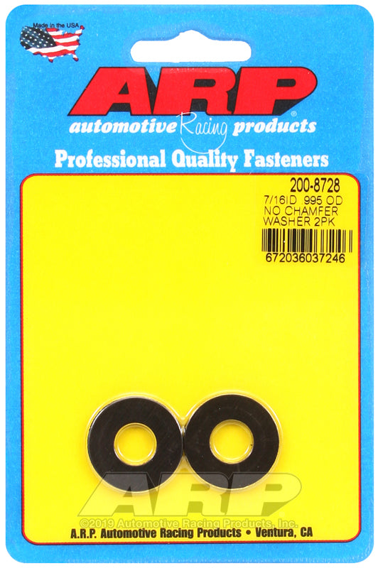 ARP 7/16 ID .995 OD black washers