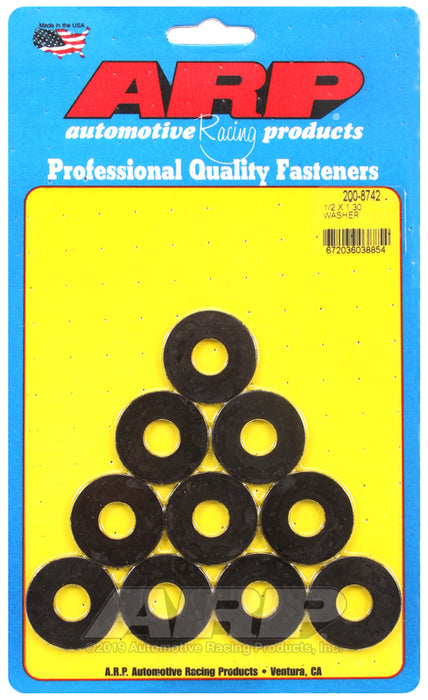 ARP 1/2 ID 1.30 OD black washers