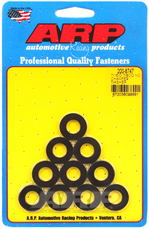 ARP 7/16 ID 7/8 OD black washers
