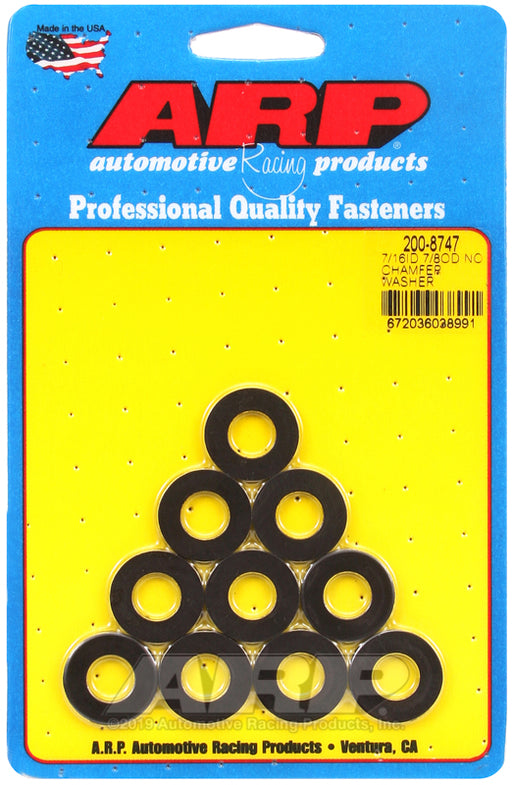ARP 7/16 ID 7/8 OD black washers