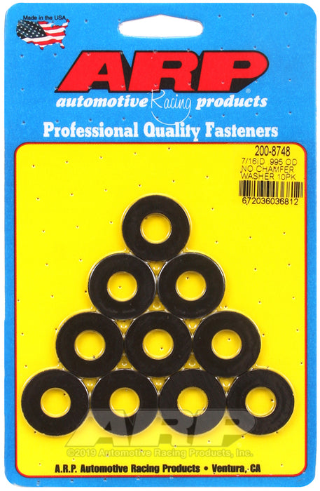 ARP 7/16 ID .995 OD black washers