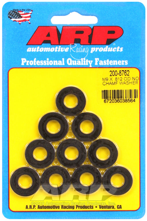 ARP M9 ID .812 OD black washers
