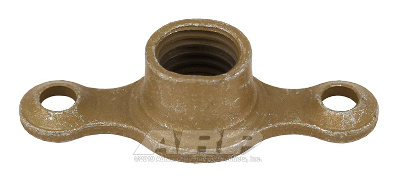 ARP 5/16-24 plate nut, 2-lug fixed w/ctr sunk rivet hole