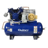 Quincy 4153D12HCA23M 15HP 120gal horizontal two-stage electric air compressor