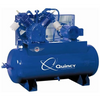 Quincy 4153DS12HCA23 15HP 80gal horizontal two-stage electric air compressor
