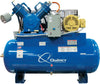 Quincy 4153DS12HCA46 15HP 120gal horizontal two-stage electric air compressor