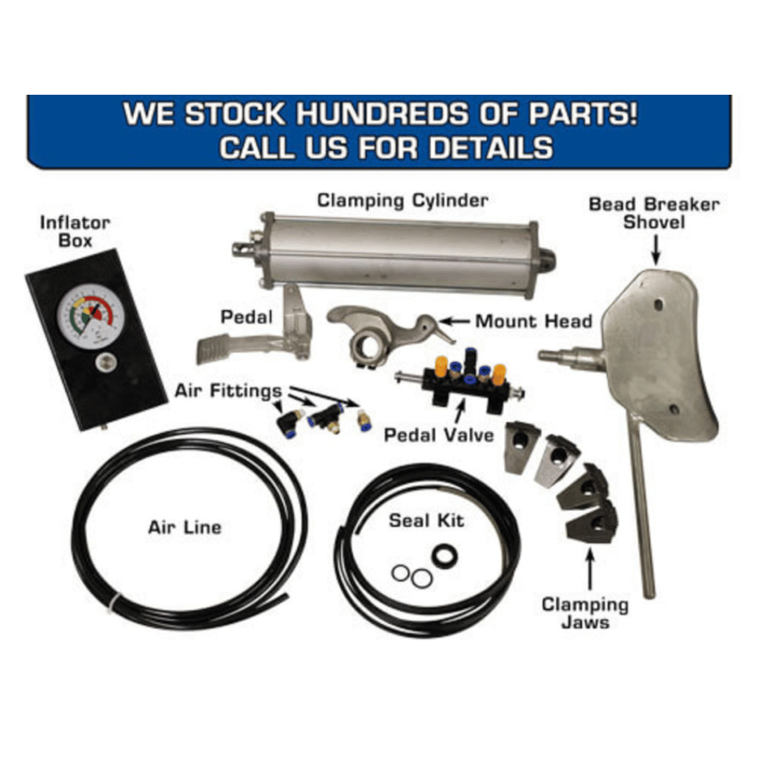 Atlas TC289 Extra Large Rim-Clamp Tire Changer with Beadblaster