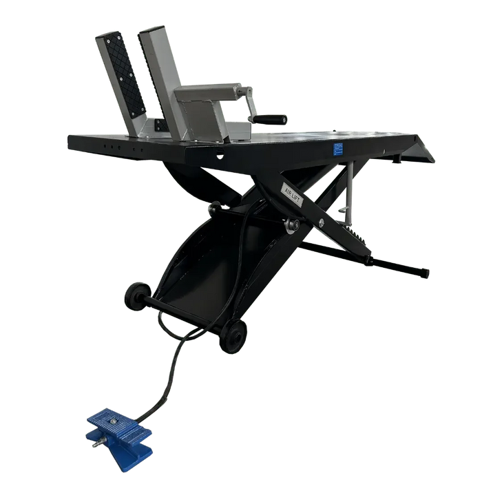 Tuxedo M-1000C-BLK Pneumatic Motorcycle Lift - Mechanic Super Store