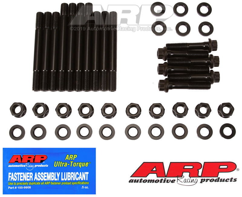 ARP SB Chevy w/1/2" straps F&R main stud kit