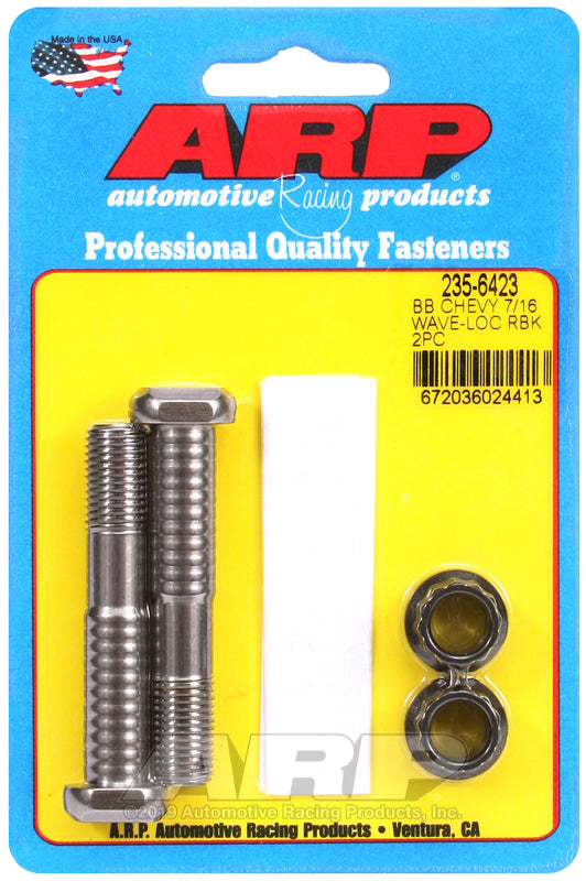 ARP BB Chevy 7/16" pro wave-loc 2pk rod bolt kit