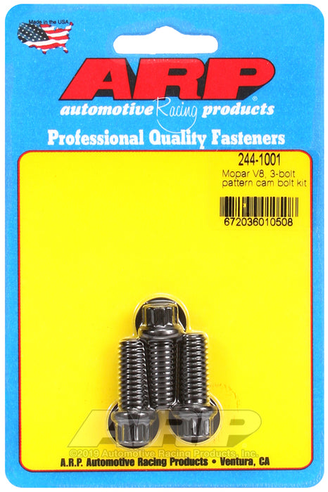 ARP Mopar V8, 3-bolt pattern cam bolt kit