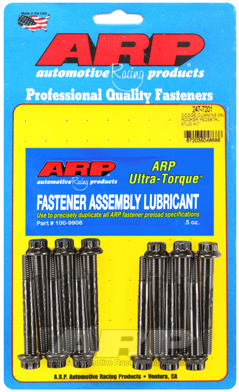 ARP Dodge Cummins 24V rocker pedestal rocker stud kit