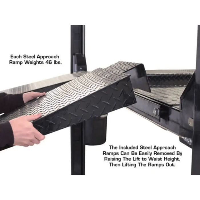 Atlas Garage PRO8000EXT Extra Tall 4 Post Portable Car Lift Hobbyist 8,000 lb. - Mechanic Super Store