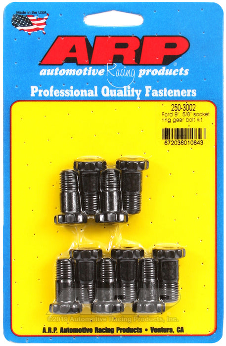 ARP Ford 9", 7/16" diameter, 5/8" socket ring gear bolt kit