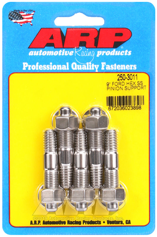ARP Ford 9" SS hex pinion support stud kit