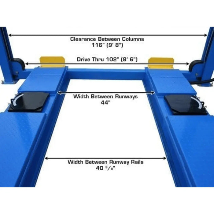 Atlas 414A Alignment Lift + RJ8 Rolling Jack Combo - Mechanic Super Store