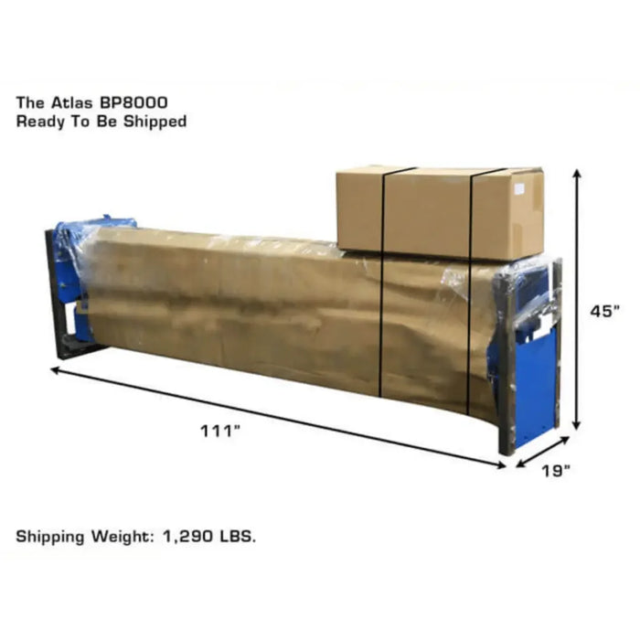 Atlas BP8000 8,000 lb Capacity Baseplate 2 Post Lift - Mechanic Super Store