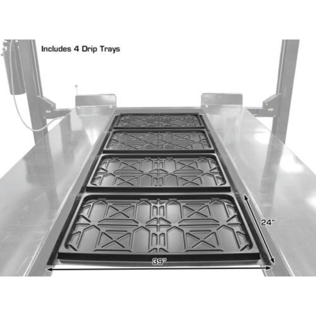 Atlas Garage PRO9000 4 Post Lift + RJ6 Rolling Jacks Combo