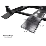Atlas Garage PRO9000 4 Post Lift + RJ6 Rolling Jacks Combo