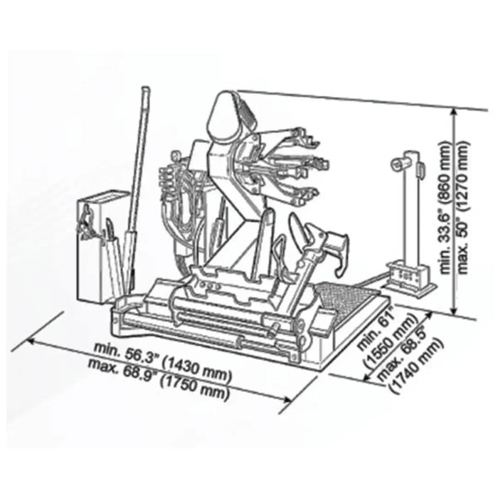 CEMB CM27T Truck & Bus Universal Tire Changer - Mechanic Super Store