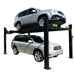 Valor VP9K-DX-XLT 9,000 lb 4 Post Deluxe Storage Lift on a white background- Mechanic Super Store