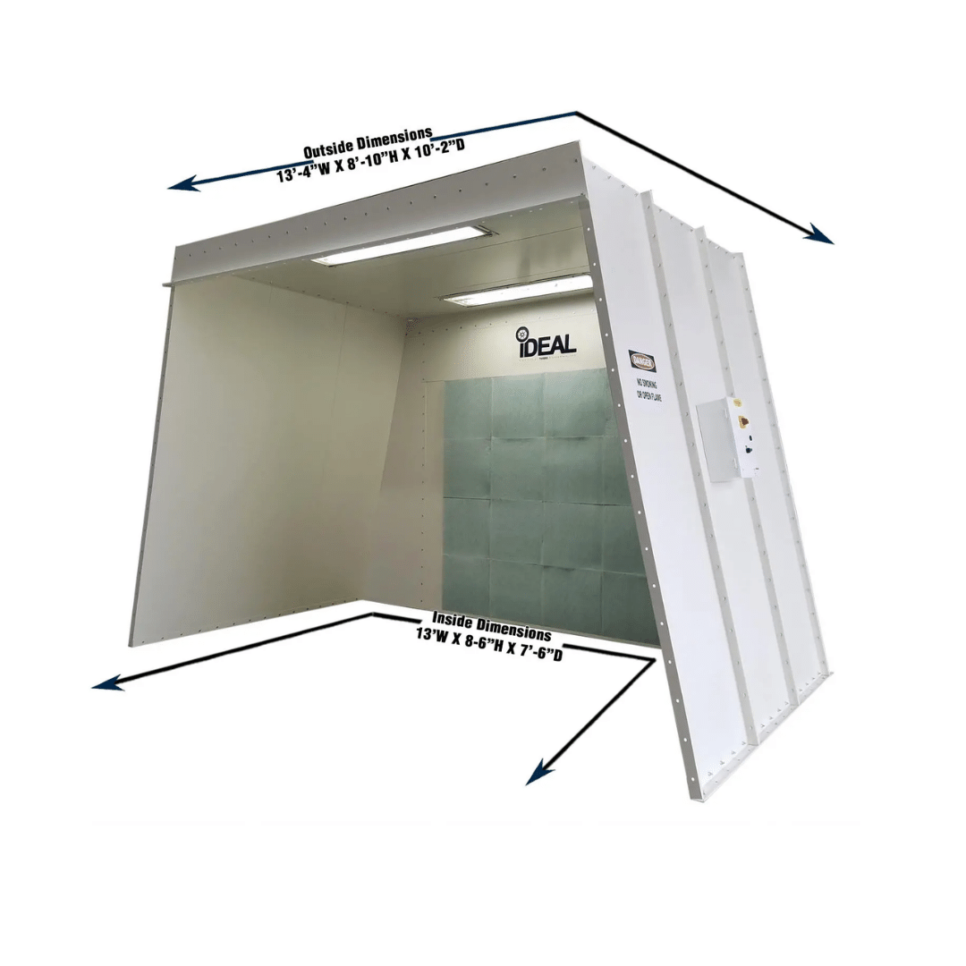 iDEAL PSB-AFOFB1388-AK Open Front Paint Booth