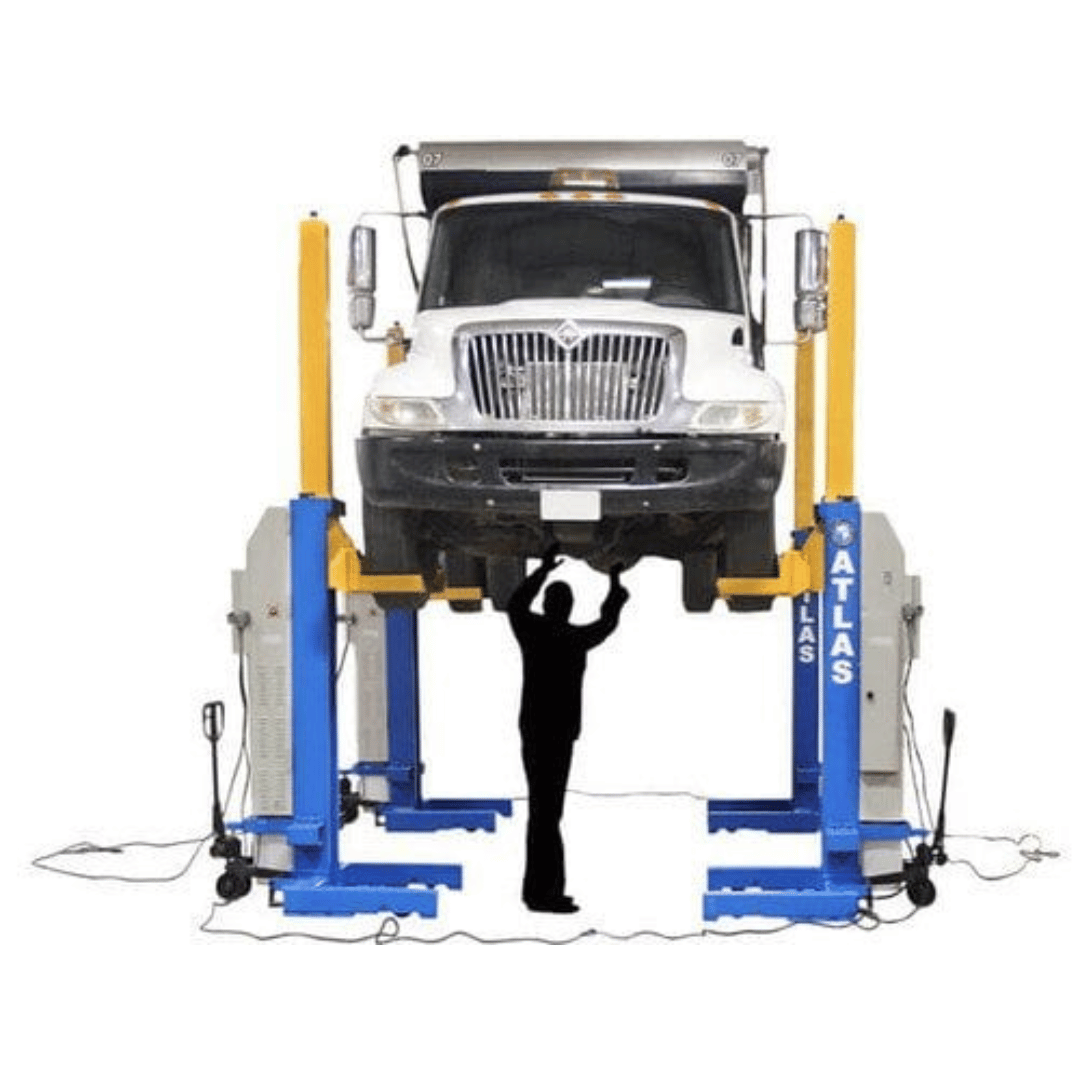 Atlas 74,000 LB. ALI Certified Battery Powered Mobile Column Lift System