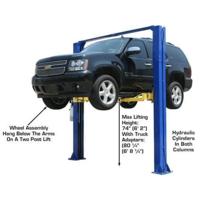 Atlas 9KOHX 9000 lb Overhead 2 Post Lift - Mechanic Super Store