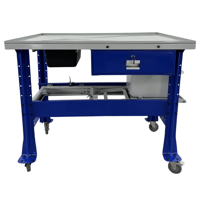 iDEAL PTDT-PW-1000 Premium Tear Down Table with 3.5G Parts Washer - Mechanic Super Store