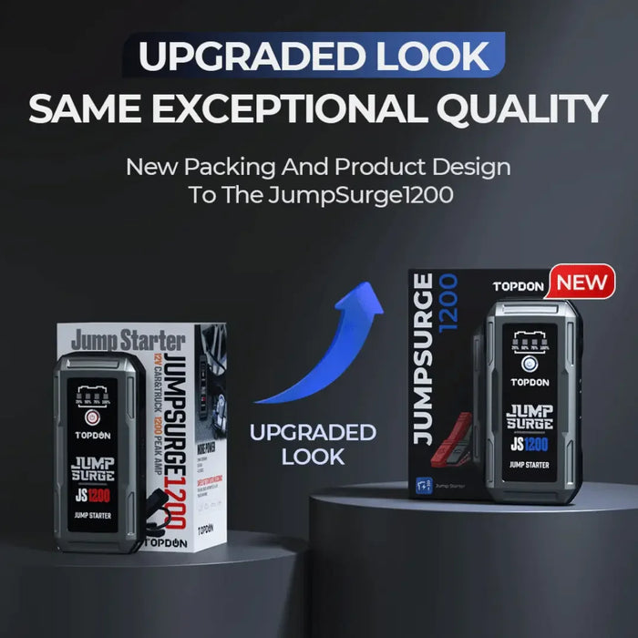 Topdon USA JumpSurge1200 12V Jump Starter & Power Bank - Mechanic Super Store