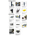 Amgo 408-P 8,000 lb 4 Post Parking Lift flyer with all features of the 4 post car lift- Mechanic Super Store