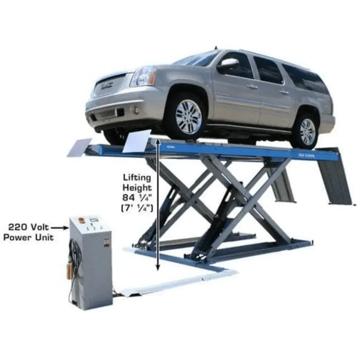 Atlas 12ASL Scissor Lift and RJ-6 Rolling Jack Combo - Mechanic Super Store