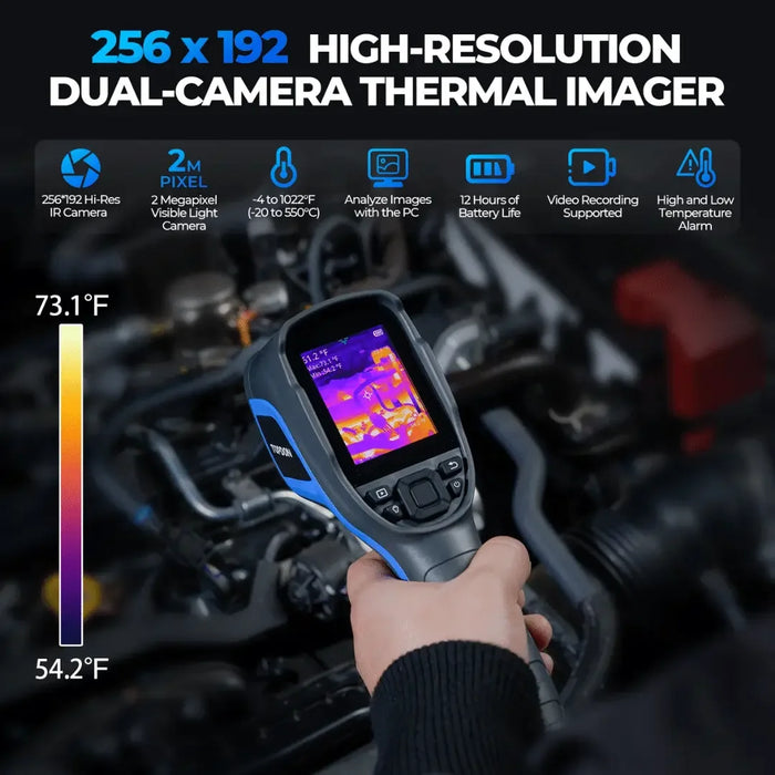 Topdon USA TC005 Handheld Portable Thermal Imaging Camera - Mechanic Super Store
