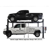 Atlas Garage PRO8000EXT-L 4 Post Lift + RJ35 Sliding Jacks Combo