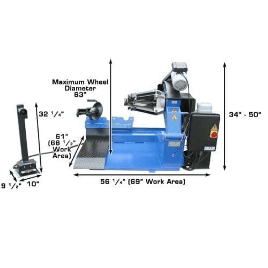 Atlas TTC301 Tire Changer + WBT-210 Wheel Balancer Combo Package