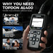 Topdon USA ArtiLink400 OBDII Professional Car Scan Tool - Mechanic Super Store