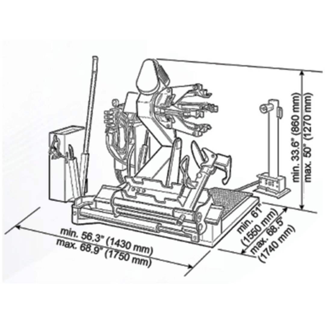 CEMB SM56T Truck, Bus Agriculture & Earth Moving Vehicles Tire Changer