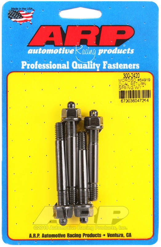 ARP Moroso 64919 dual return spring w/1" spacer plate pro series carb stud kit